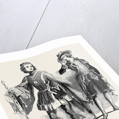 Servitor, German Noble; Servitor, Spanish Peasant; Eton Montem 1844 by Anonymous