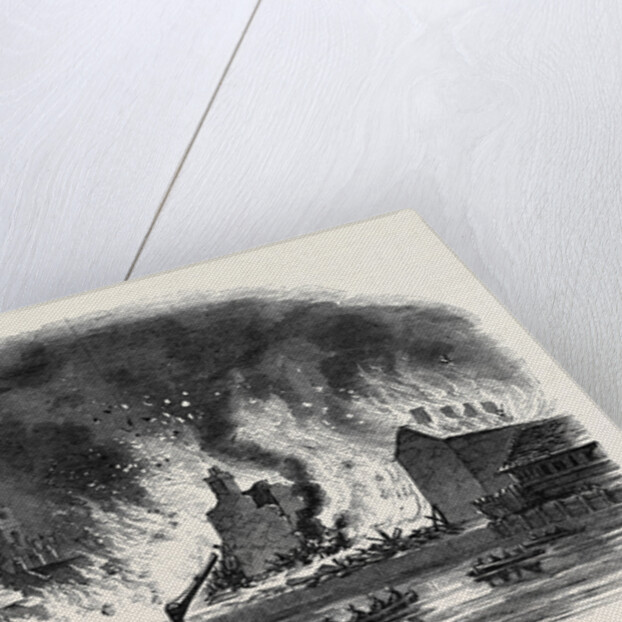 The Great Fire at Gravesend by Anonymous