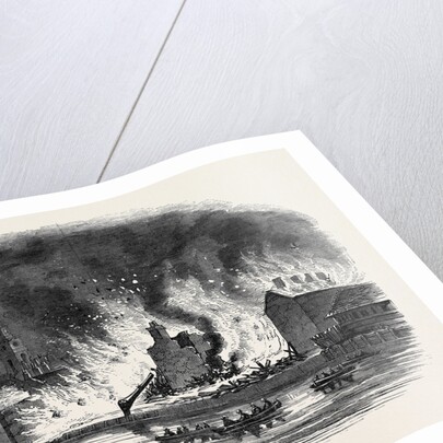 The Great Fire at Gravesend by Anonymous