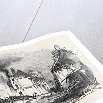 Ruins after the Fire, at Gravesend by Anonymous