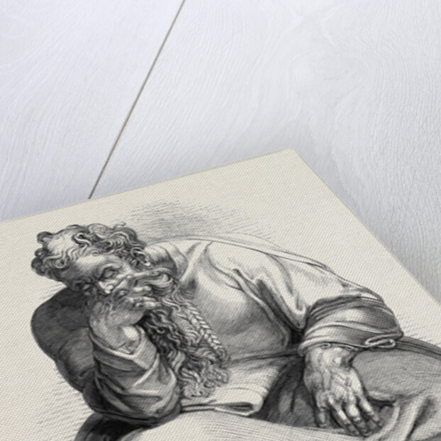 Specimen of Wood Engraving, the Prophet Jeremiah by Anonymous