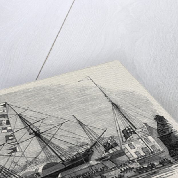 Launch of the Cowes. (See Page 3.) by Anonymous
