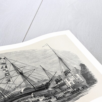 Launch of the Cowes. (See Page 3.) by Anonymous