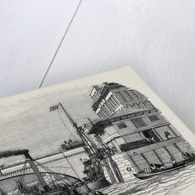 The London Bridge Steam Wharf by Anonymous