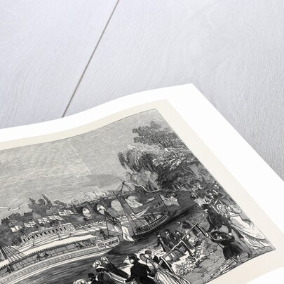 Swan-Upping on the Thames, from Brentford Ait. by Anonymous