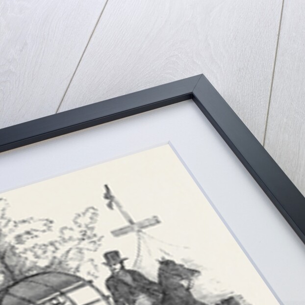 The Road.---Waggons, Etc., Goodwood Races 1844 by Anonymous