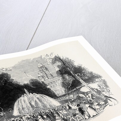 Commemoration of Independence at New York, Scene in the Park, 1844 by Anonymous