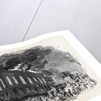 Burning of the Washington Hotel, New York. by Anonymous