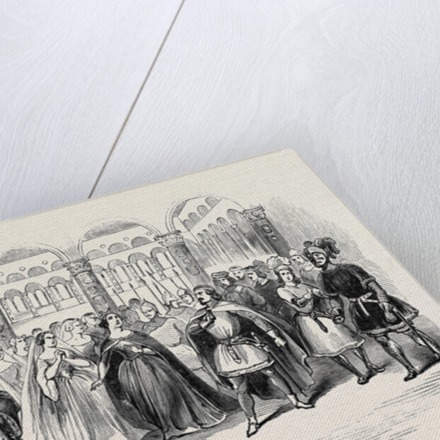 Scene from Ricci's New Opera of Corrado Di Altamura, at Her Majesty's Theatre by Anonymous