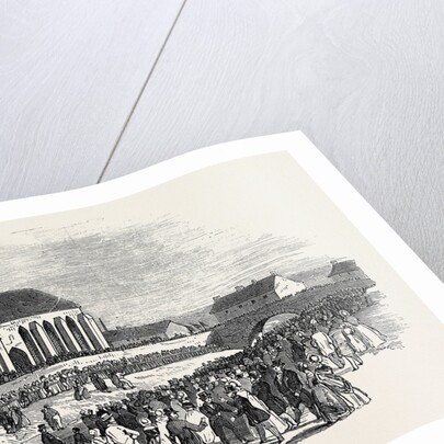 Haswell Colliery Explosion, Burial of the Dead by Anonymous