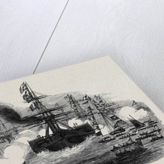 Visit of the King of the French to Queen Victoria: The Gomer Steamer Coming Into Portsmouth Harbour by Anonymous