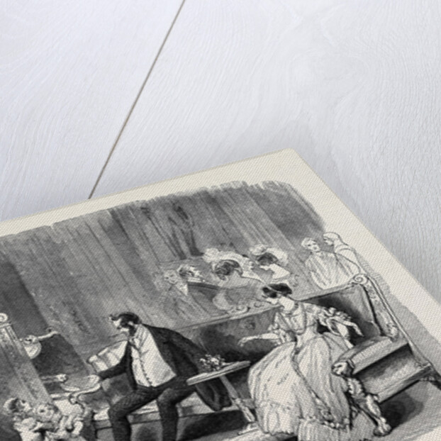 Visit of the King of the French to Queen Victoria: The Crimson Drawing Room: Introduction of Louis Philippe to the Infant Royal Family by Anonymous