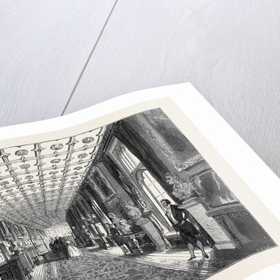 Visit of the King of the French to Queen Victoria; the Grand Corridor: The Queen and the Royal Visitors Passing to the Banquet by Anonymous