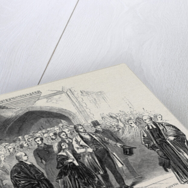 Visit of the King of the French and Queen Victoria to Eton College by Anonymous