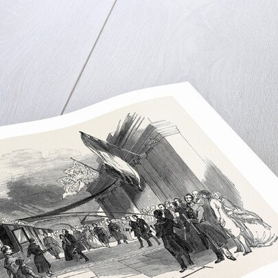 The Royal Arrival at the Farnborough Railway Station by Anonymous