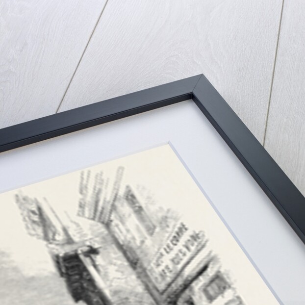 Street in Morlaix Brittany France 1871 by Anonymous