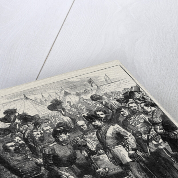 The Belgian Gardes Civiques at the Wimbledon Camp: The Vin D'Honneur 1871 by Anonymous