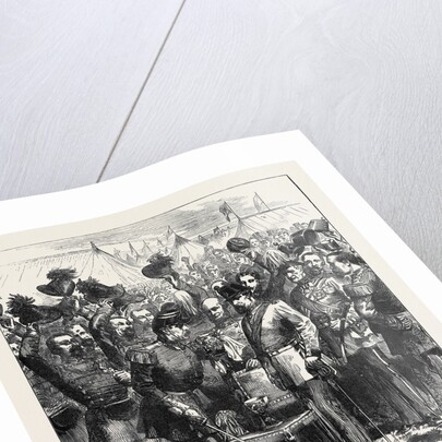 The Belgian Gardes Civiques at the Wimbledon Camp: The Vin D'Honneur 1871 by Anonymous