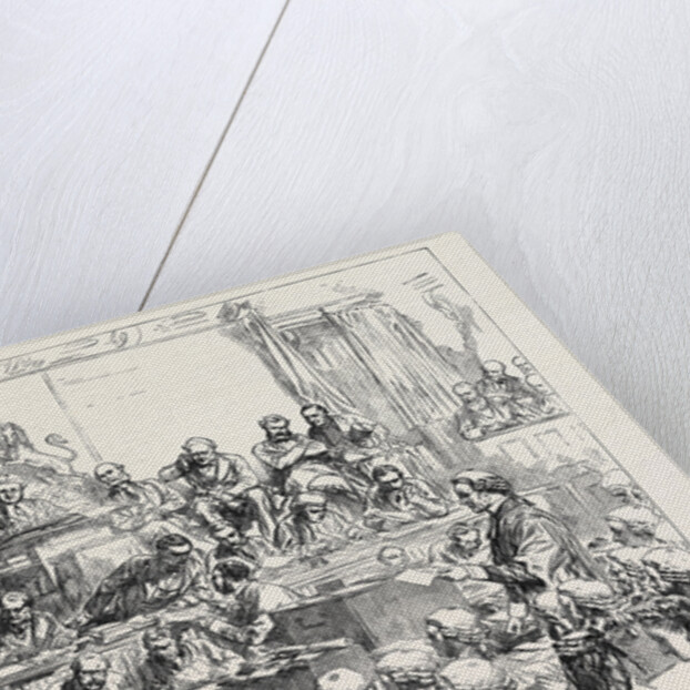 The Tichborne Trial: Sketch in Court 1871 by Anonymous