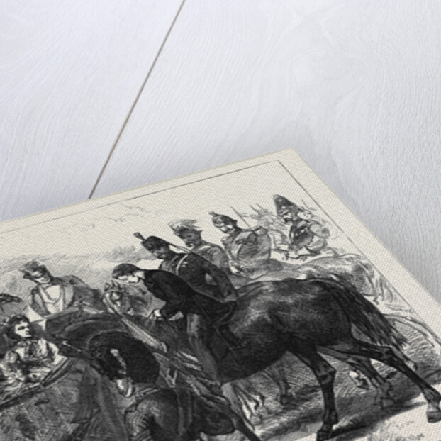 The French Prince Imperial at Queen Victoria's Review in Bushey Park 1871 by Anonymous