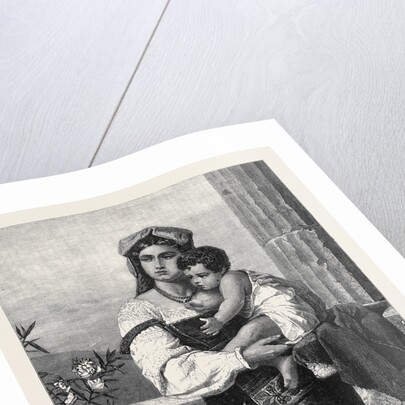 Italian Mother and Child, 1871 by Anonymous