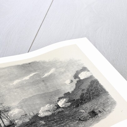 H.M.S. Rinaldo Bombarding Salangore in the Strait of Malacca 1871 by Anonymous