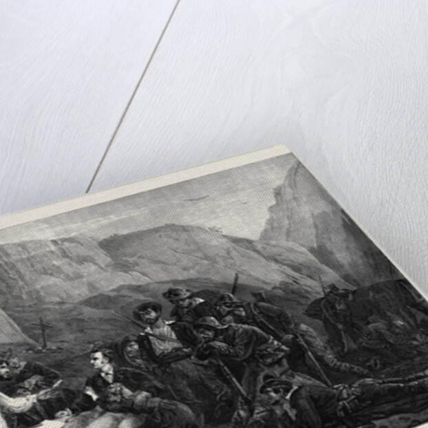 Brigands and Captives, in the French Gallery International Exhibition 1871 by Anonymous