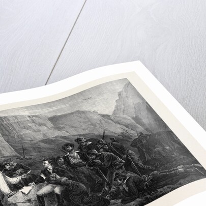 Brigands and Captives, in the French Gallery International Exhibition 1871 by Anonymous