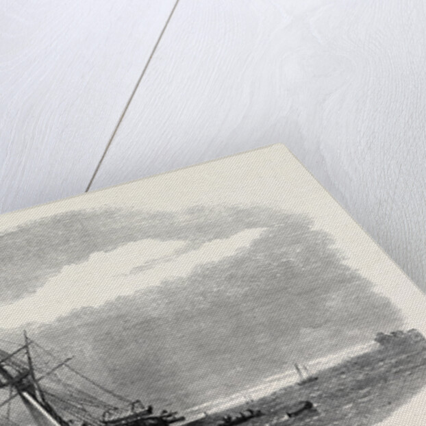 H.M.S. Racer Aground on Ryde Sands 1871 by Anonymous