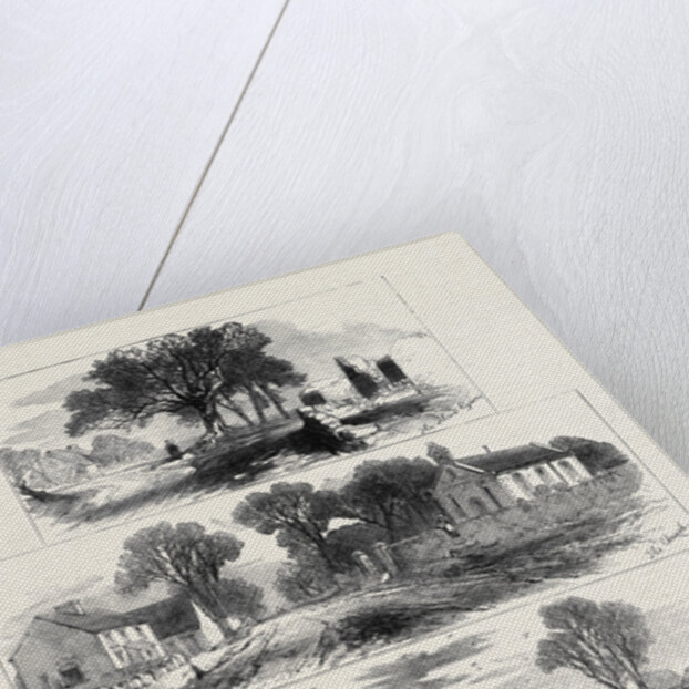 Sketches of Goldsmith's Deserted Village Lishoy or Auburn Near Athlone 1871 by Anonymous