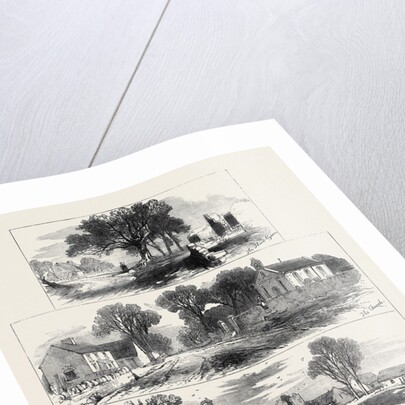 Sketches of Goldsmith's Deserted Village Lishoy or Auburn Near Athlone 1871 by Anonymous