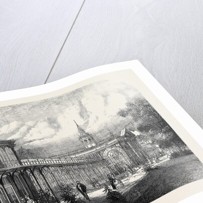 The Pavilion in the Public Gardens Buxton 1871 by Anonymous