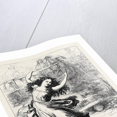 Scene from Fanchette at the Lyceum Theatre: The Shadow Dance 1871 by Anonymous
