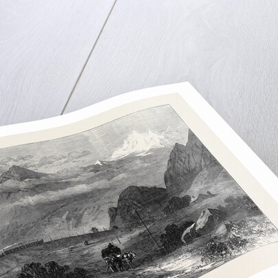 Mont Cenis Railway Scenery: The Dora Valley Near Oulx 1871 by Anonymous