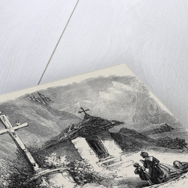 Mont Cenis Railway Scenery: Near Oulx 1871 by Anonymous