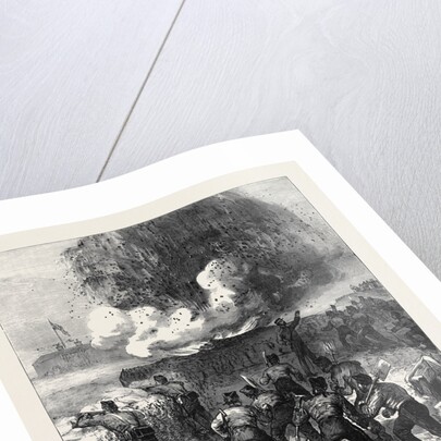 Siege Operations at Chatham: Explosion of a Mine 1871 by Anonymous