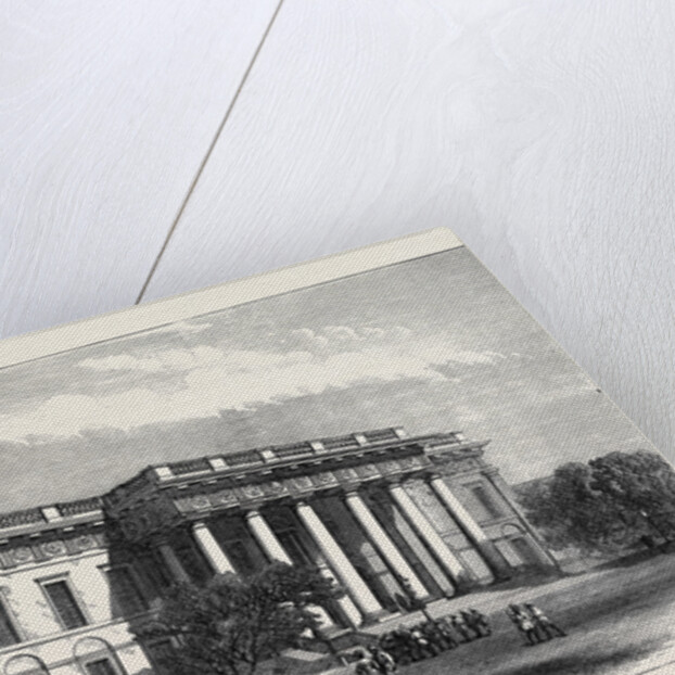 The Courthouse at Calcutta India 1871 by Anonymous