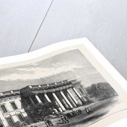 The Courthouse at Calcutta India 1871 by Anonymous