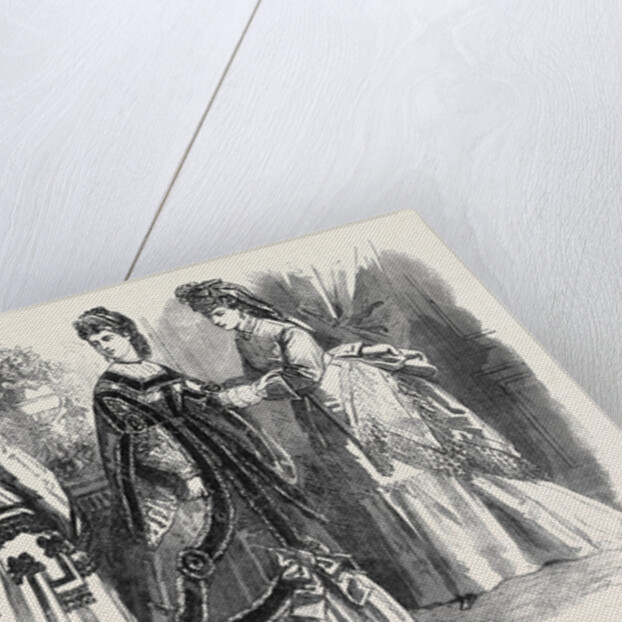 Paris Fashions for the Month 1871 by Anonymous