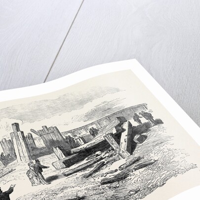 Siege Operations at Chatham: Destruction of the Stockade by Gun-Cotton and Powder 1871 by Anonymous
