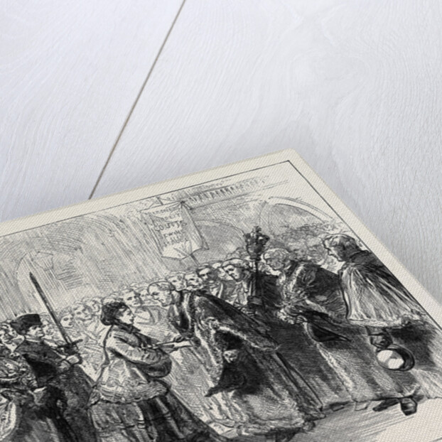 Lady Burdett-Coutts Delivering Columbia Market to the Lord Mayor London 1871 by Anonymous