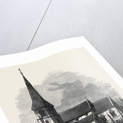 Fosdyke Church Lincolnshire 1871 by Anonymous
