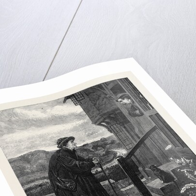 The Village Gossip, from the Exhibition in the Dudley Gallery 1871 by Anonymous