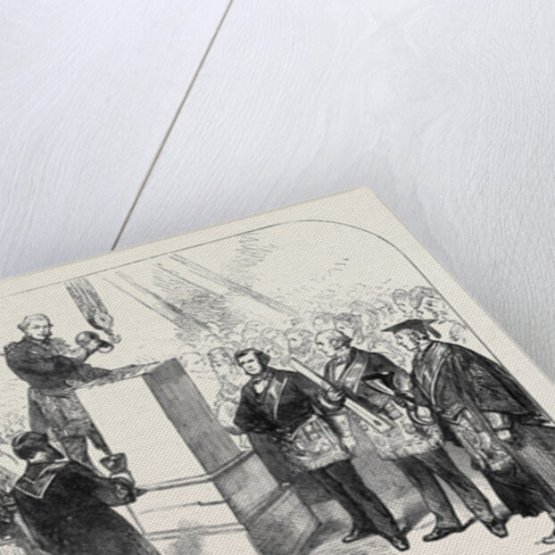 Lord Leigh Laying the Foundation-Stone for the Extension of the Queen's Hospital at Birmingham 1871 by Anonymous