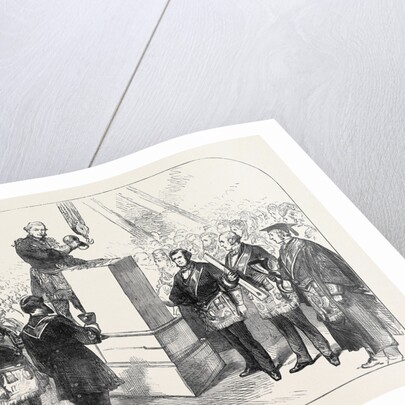 Lord Leigh Laying the Foundation-Stone for the Extension of the Queen's Hospital at Birmingham 1871 by Anonymous