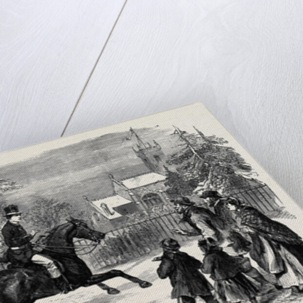 A Messenger from Sandringham to Lynn Regis 1871 by Anonymous