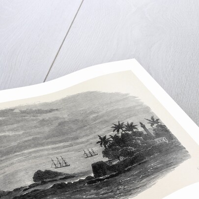Wreck of the Mail Steam-Ship Rangoon at Galle: The Kadir Rocks at the Entrance to Galle Harbour 1871 by Anonymous