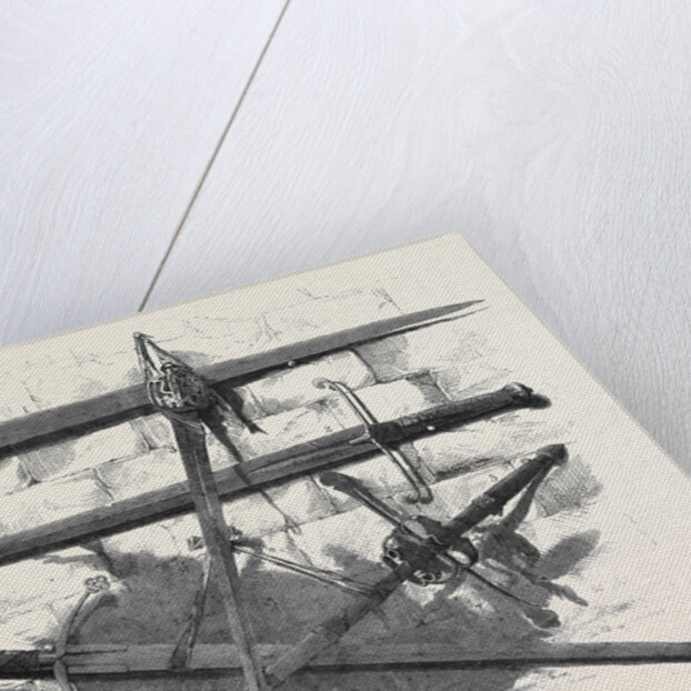 Swords of Scottish Heroes Exhibited at the Laying of the Foundation Stone of the Wallace Monument at Stirling by Anonymous