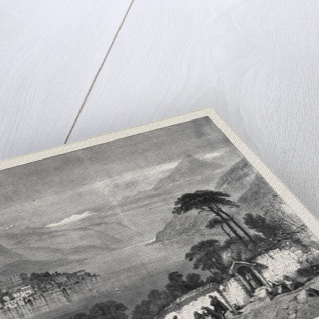 The Lago D'Orta, in the Exhibition of the Society of Painters in Water Colours by Anonymous