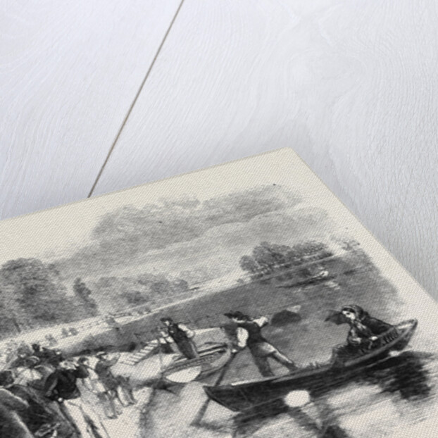 Pleasure Boats on the Ornamental Water in Regent's Park by Anonymous